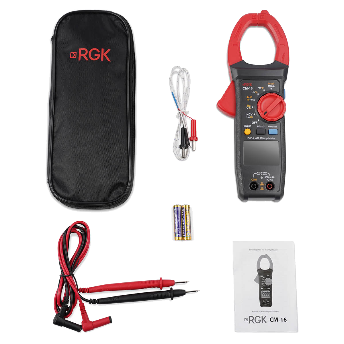 Клещи токоизмерительные CM-16 RGK 755122