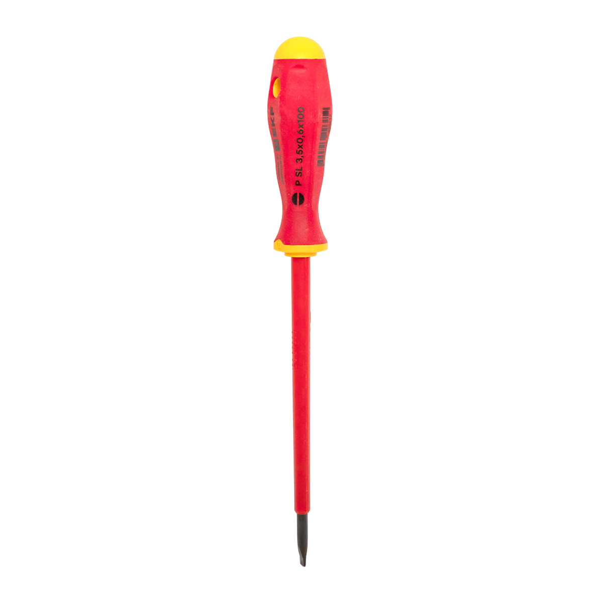 Отвертка Professional SL3.5х0.6 мм VDE 1000В EKF sl-3.5-0.6-pro-in
