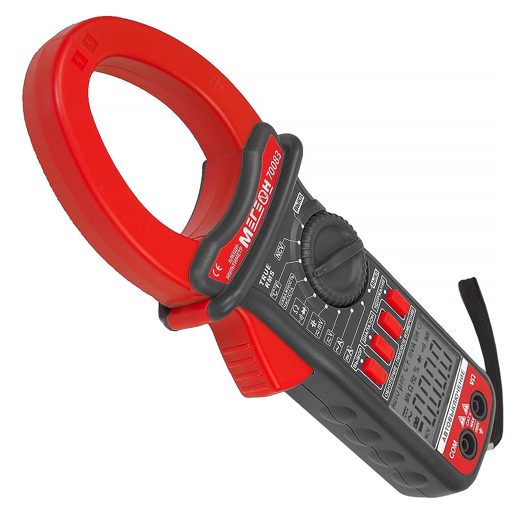 Клещи токоизмерительные цифровые, мультиметр 70083 МЕГЕОН к0000015701