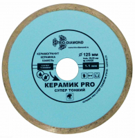 Диск алмазный отрезной 125х22,23 Сплошной Керамик PRO супер тонкий TRIO-DIAMOND 370125