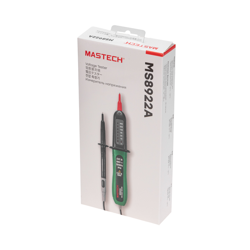 Индикатор напряжения MS8922A, REXANT MASTECH 13-1204
