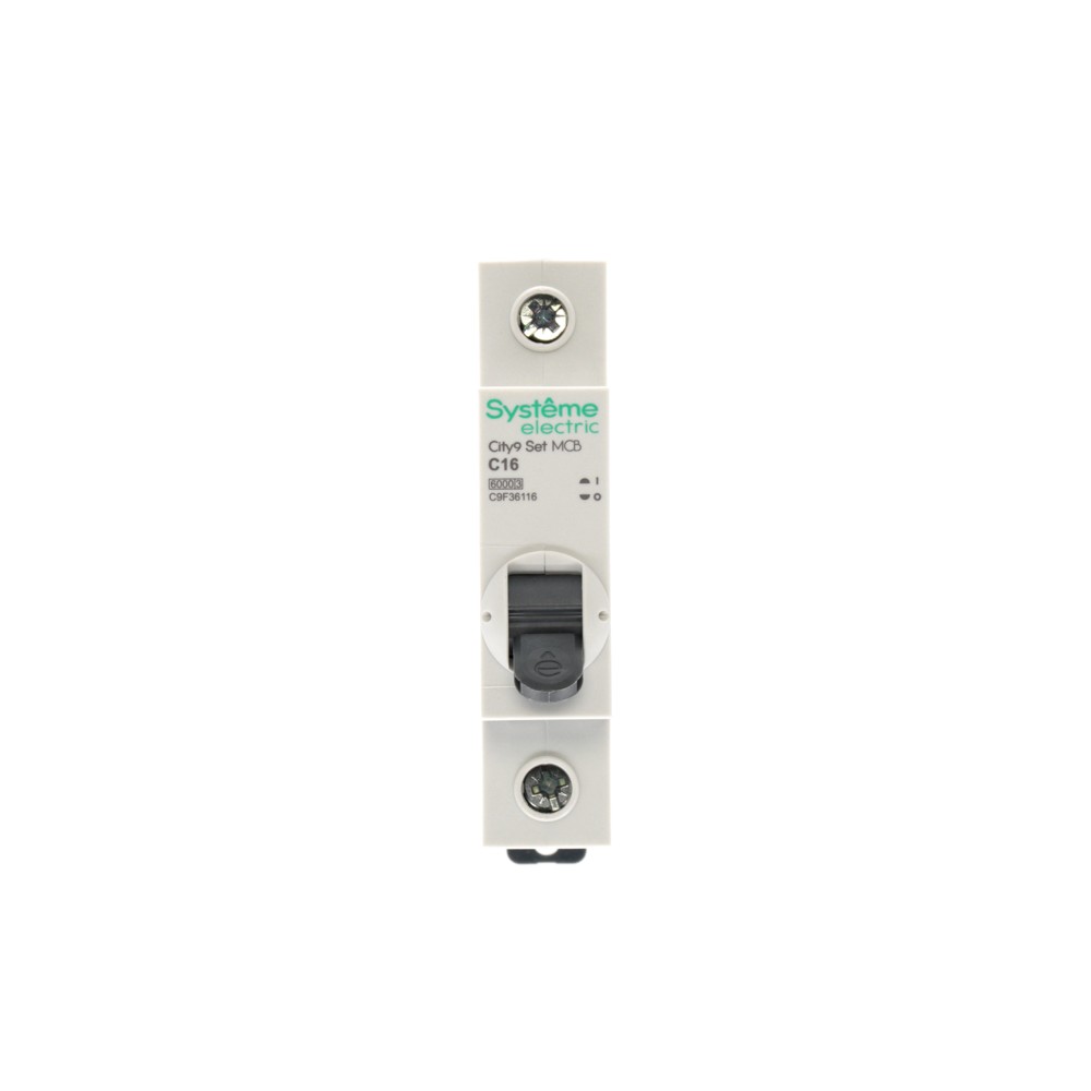 Выключатель автоматический однополюсный (АВ) С 16А 1P 6kA 230В City9 Set Systeme Electric C9F36116