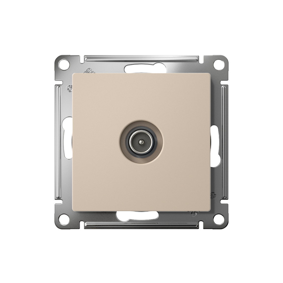 ATLASDESIGN TV РОЗЕТКА оконечная 1DB, механизм, ПЕСОЧНЫЙ Systeme Electric ATN001291