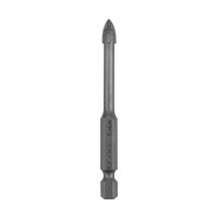 Сверло по стеклу и керамике 6 мм 4 грани шестигранный хвостовик Kranz KR-91-0649