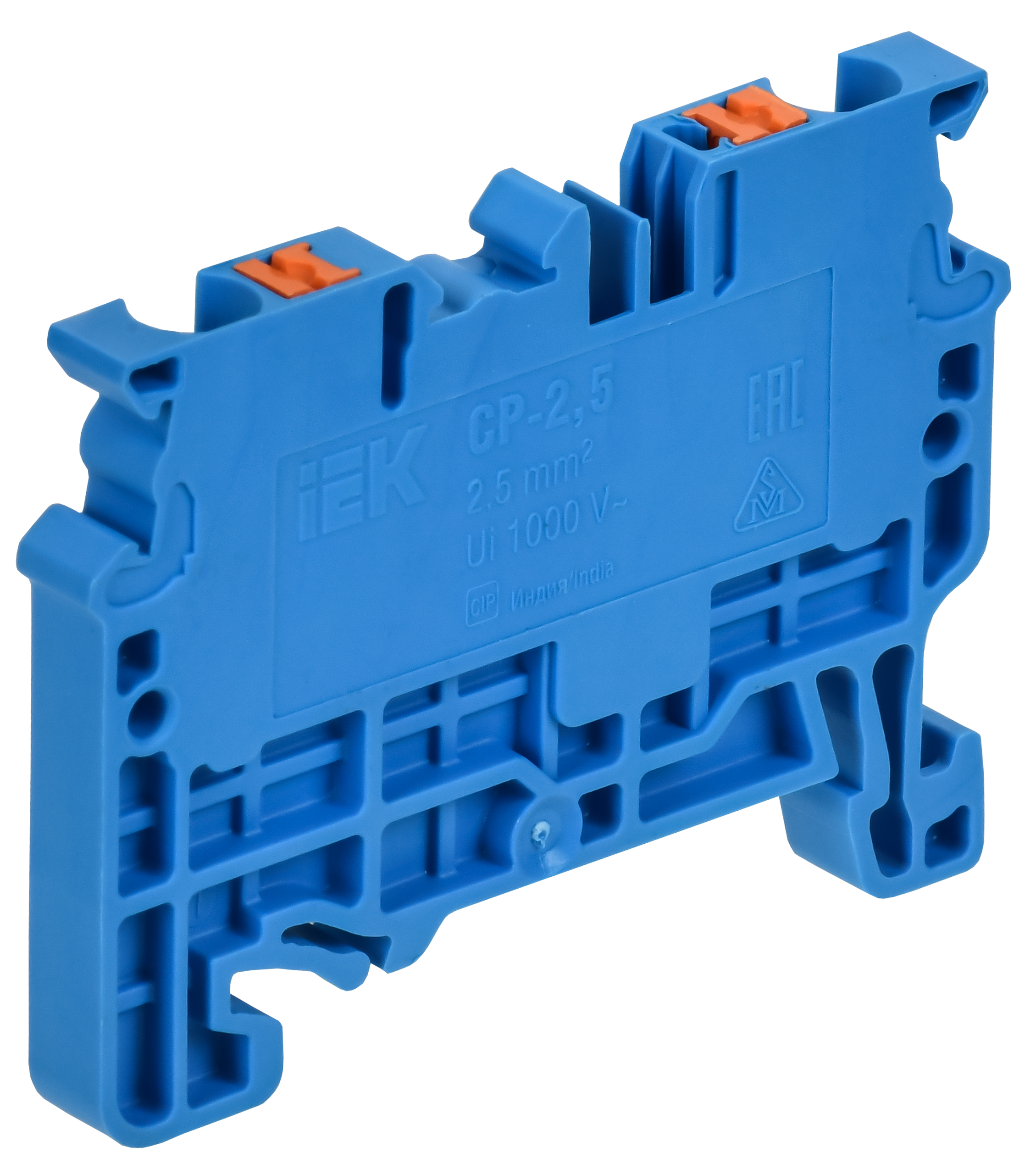 ARMAFIX Клемма пружинная CX2.5 BU 2,5мм2 проходная синяя IEK AF-CT40-00-K07-002