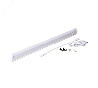 Светильник светодиодный ДПО-6w T5i 450мм 6500k пластиковый JazzWay 1036278