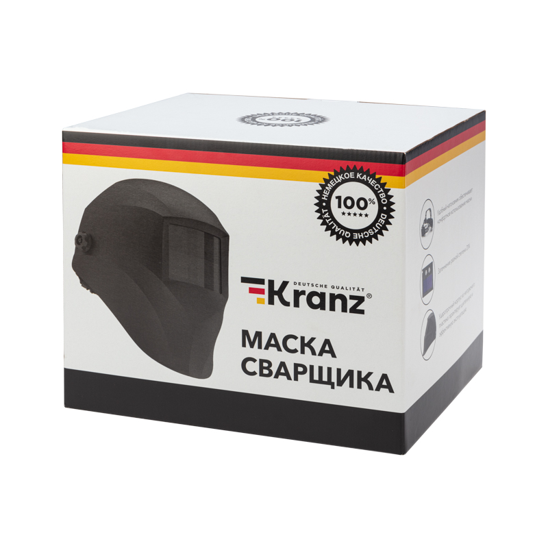 Маска сварщика с автоматическим светофильтром 'Хамелеон' АСФ 777 Kranz KR-16-0797