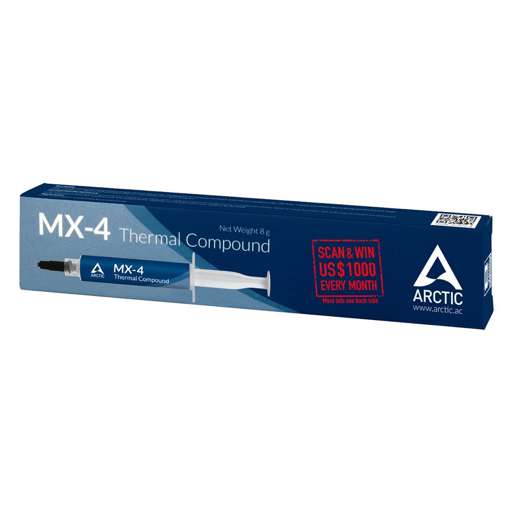 Термопаста Mx-4, упаковка 8 грамм Arctic Cooling ACTCP00008B 79664