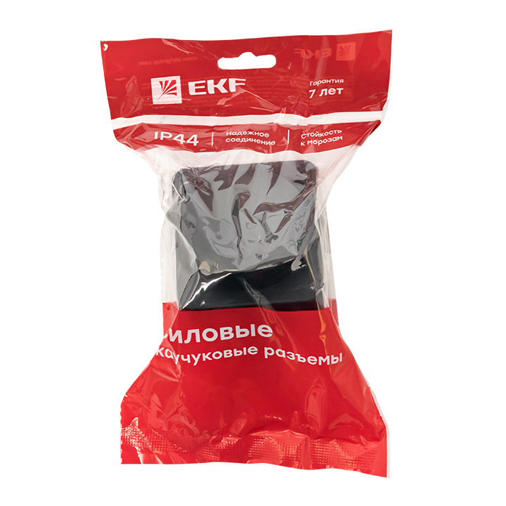 Розетка настенная с защитной крышкой каучуковая наклонная 230В 2P+PE 16A IP44 PROxima EKF RPS-019-16-230-44
