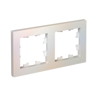 Рамка двухпостовая ATLASDESIGN универсальная жемчуг Systeme Electric ATN000402