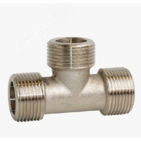 Тройник ННН 3/4'х3/4'х3/4' никелированный Aquadeel BFN-011-102