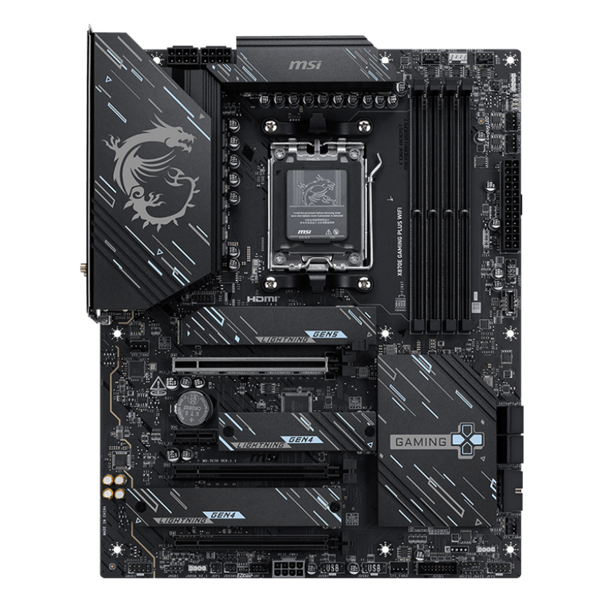 Материнская плата X870E GAMING PLUS WIFI, AMD X870E, ATX MSI 205710