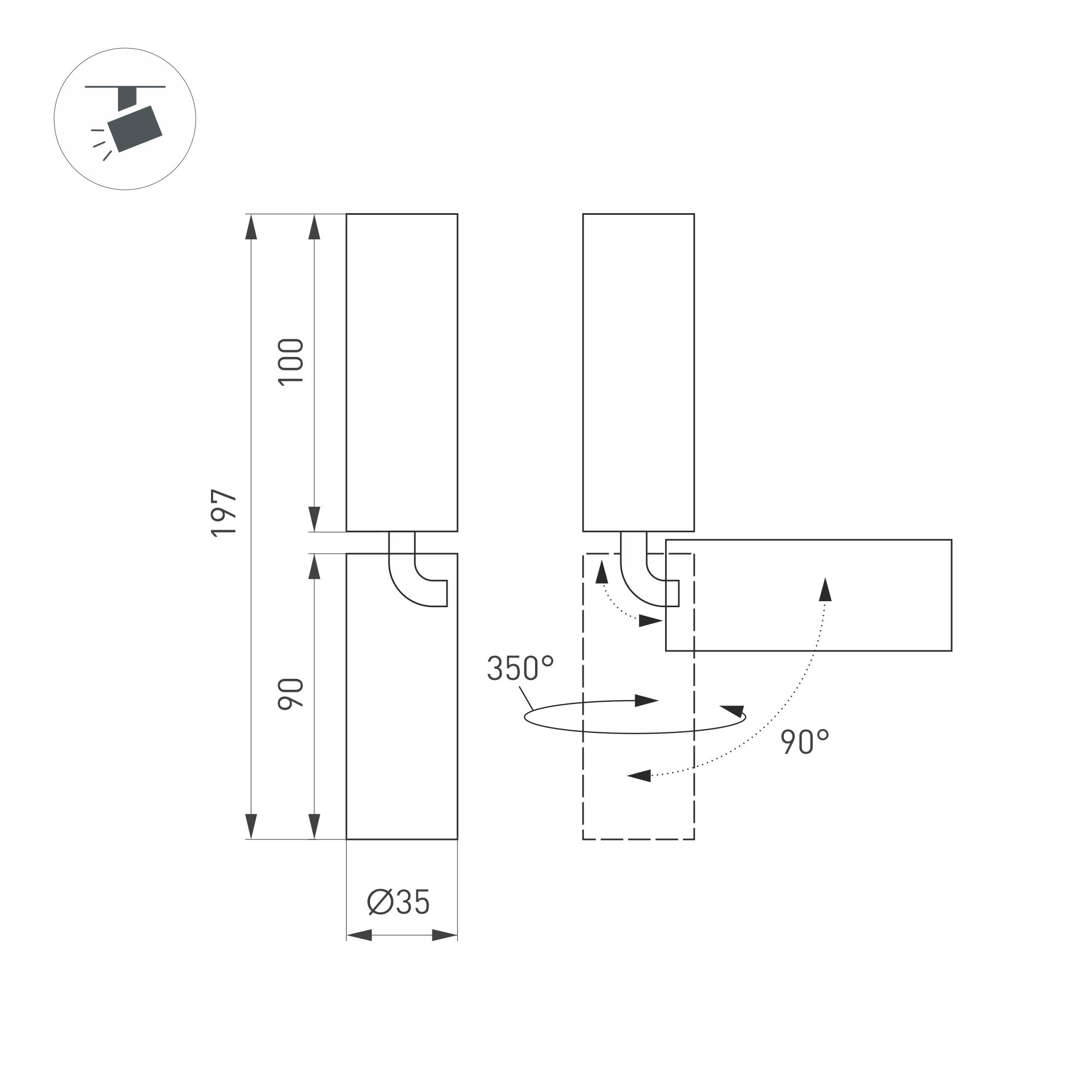 Блок питания ARV-DR60-24 (24V, 2.5A, 60W) (ARL, IP20 DIN-рейка) Arlight 031086