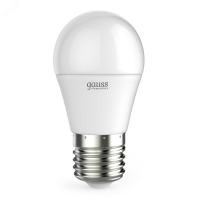 Лампа светодиодная LED 12 Вт 880 лм 3000К шар P45 теплый E27 AC 220В Elementary GAUSS 53212