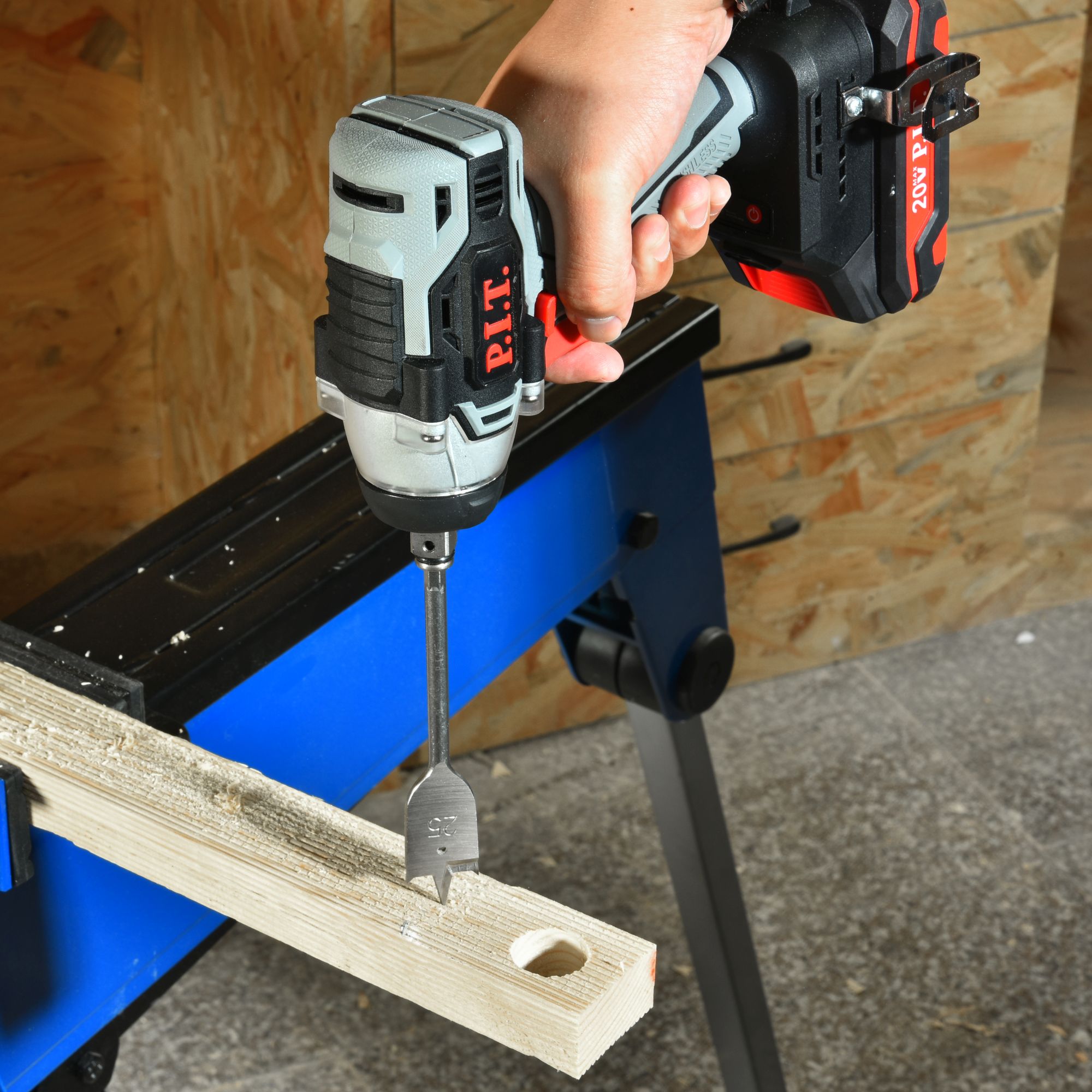 Сверло по дереву перовое   25x152мм P.I.T. AWOD04-0025