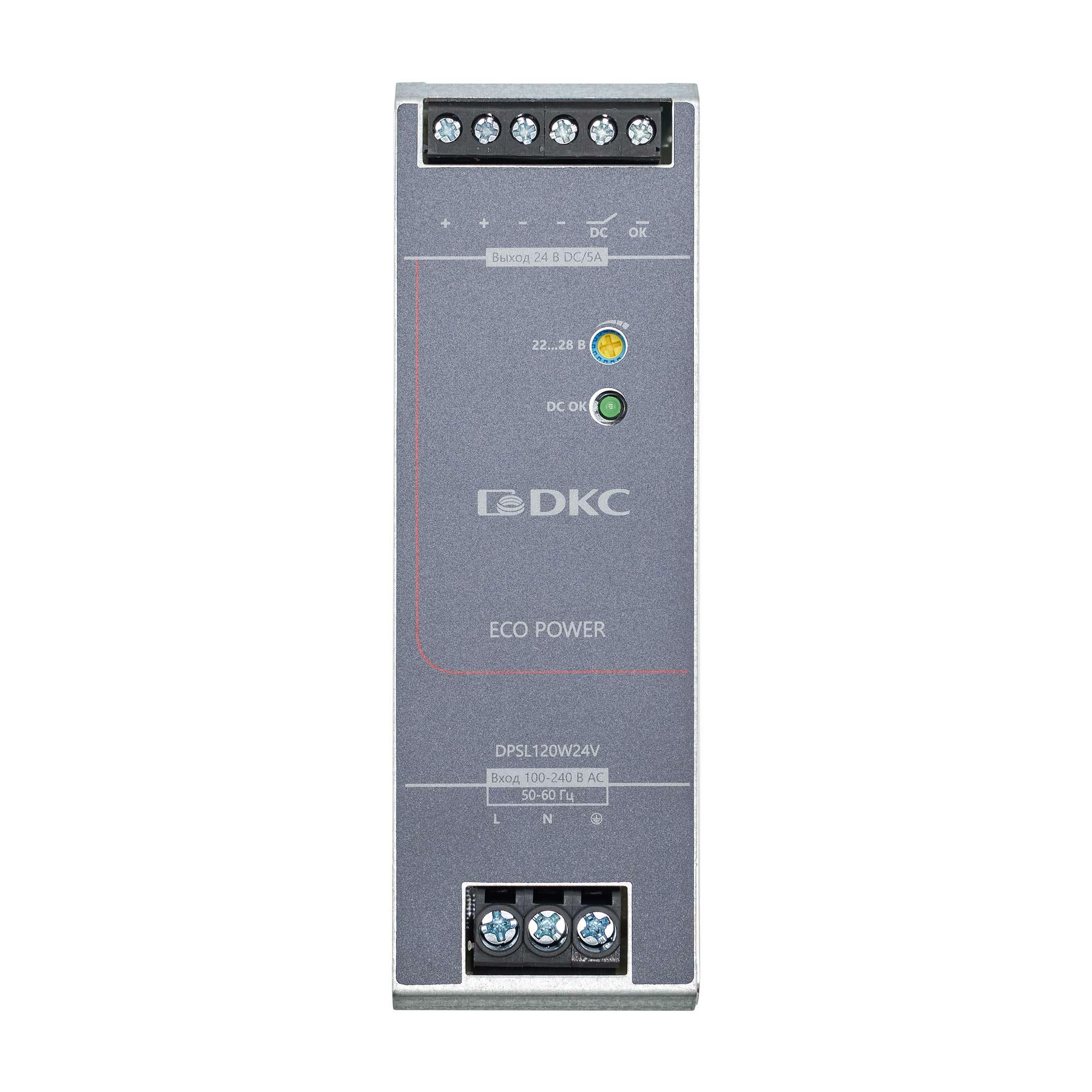 Источник питания ''ECO POWER'', однофазный, 75Вт, 24В DKC DPSL075W24V