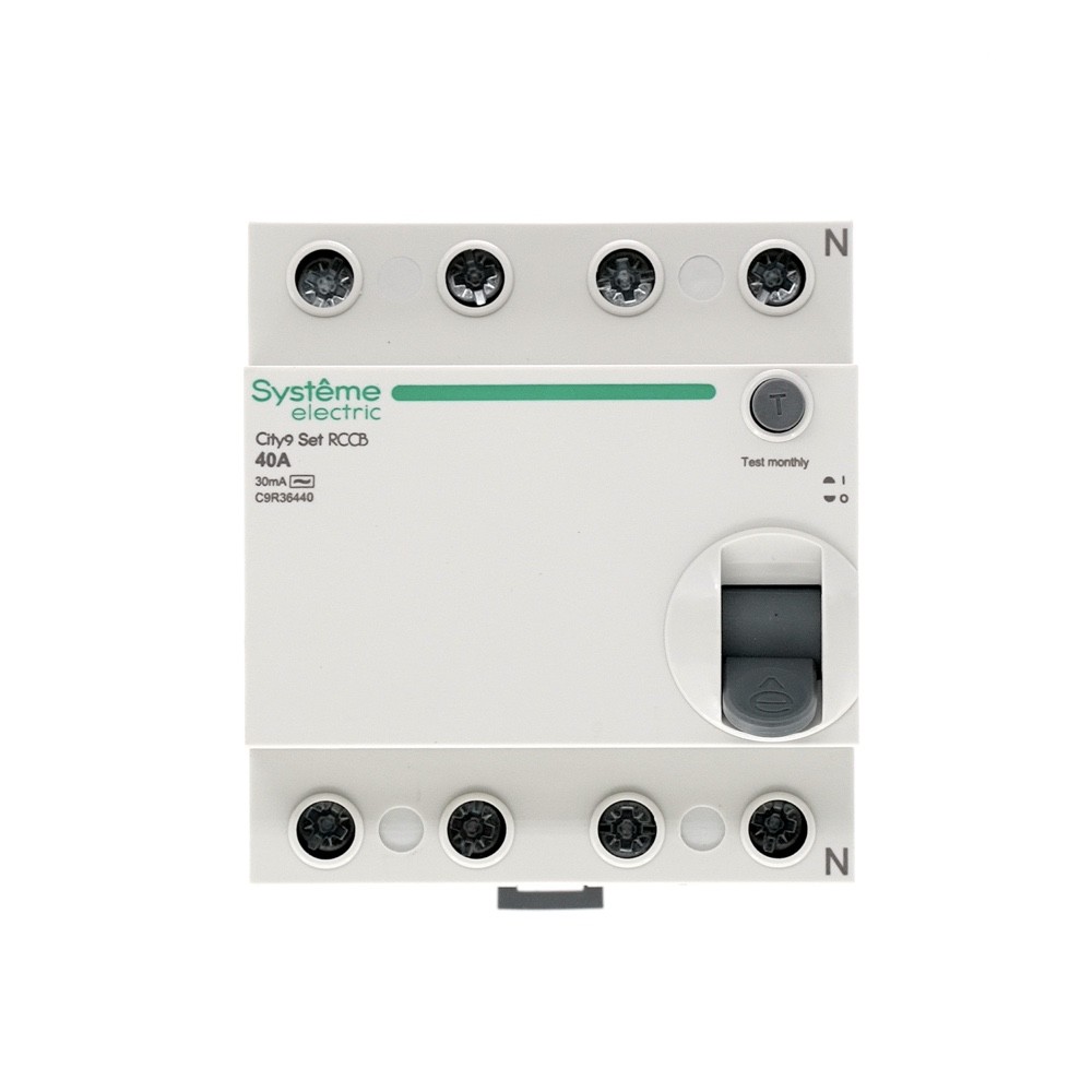 Выключатель дифференциального тока (ВДТ) 40А 4P 30мА Тип-AC 400В City9 Set Systeme Electric C9R36440
