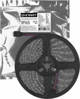 Лента светодиодная 14.4Вт/м 24В RGB IP65 60 LED/м OLS-5050 5м ОНЛАЙТ 90681 35214