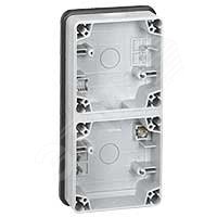 Plexo Коробка распределительная двойная вертикальная Legrand/Daccord 090492