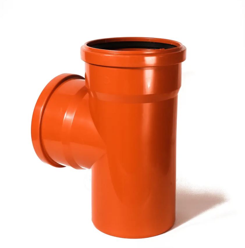 Тройник 200 87 град., для наружной канализации Политэк 24660