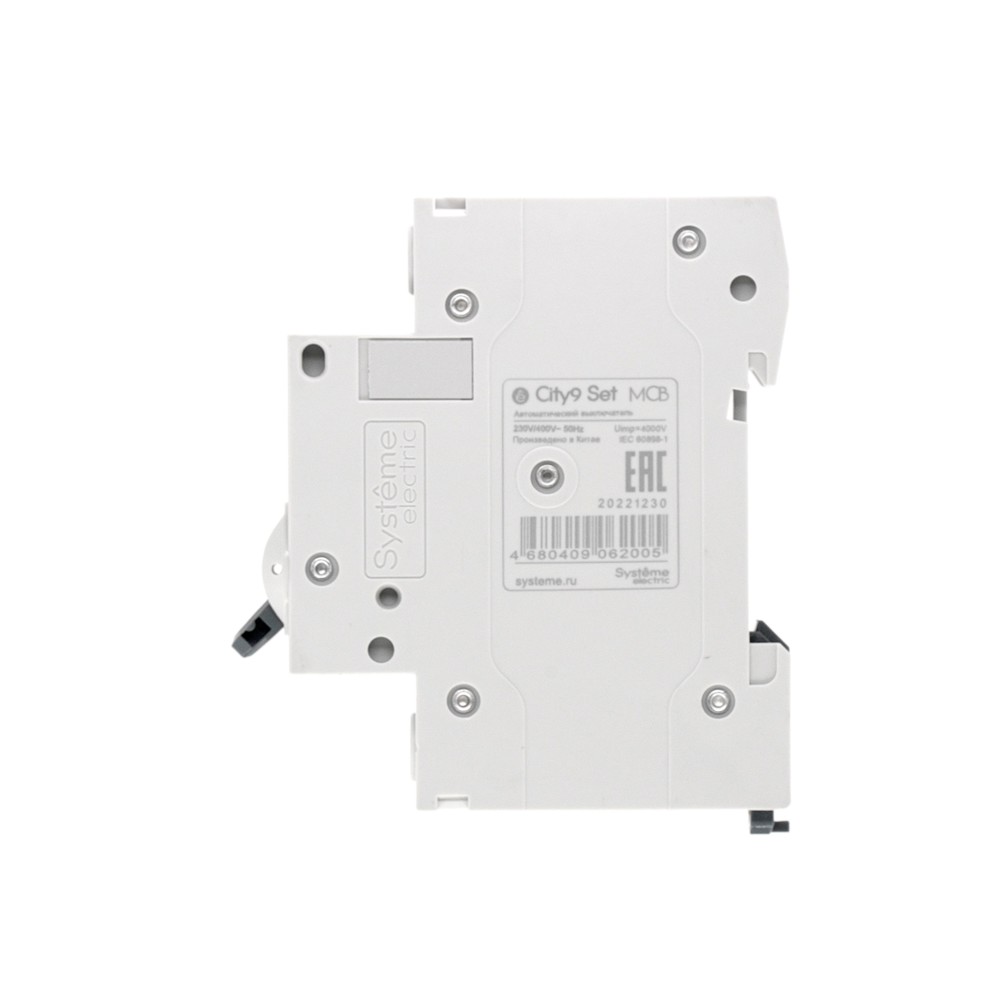 Выключатель автоматический однополюсный 25А С 4.5kA 230В City9 Set Systeme Electric C9F34125