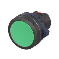 Головка кнопки плоская без фиксации,  зеленая DKC M22P-FMGP