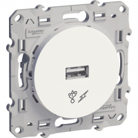 ODACE Розетка USB белый Schneider Electric S52R408