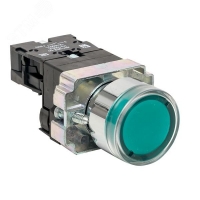 Кнопка BA31 с подсветкой 230В зеленая NO PROxima EKF xb2-bw31-230