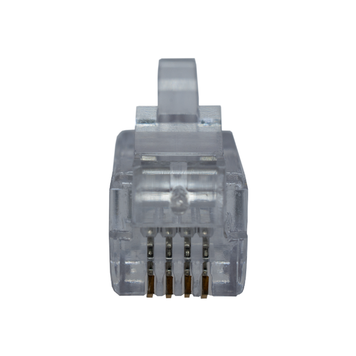 Коннекторы 4P4C (Телефонные разъемы) (RJ-11) Уп. 100шт. SUPRLAN 10-0229