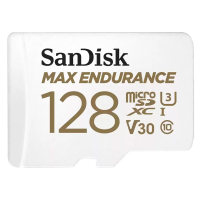 Карта памяти 128GB MicroSD MAX ENDURANCE V30, U3, SDXC, 100 МБ/с, Class 10 + адапер SD SanDisk SDSQQVR-128G-GN6IA 157995