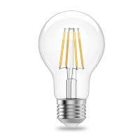 Лампа светодиодная филаментная LED 11 Вт 930 лм 4100К А60 груша нейтральный E27 AC 220В прозрачная колба Elementary Gauss GAUSS 22221