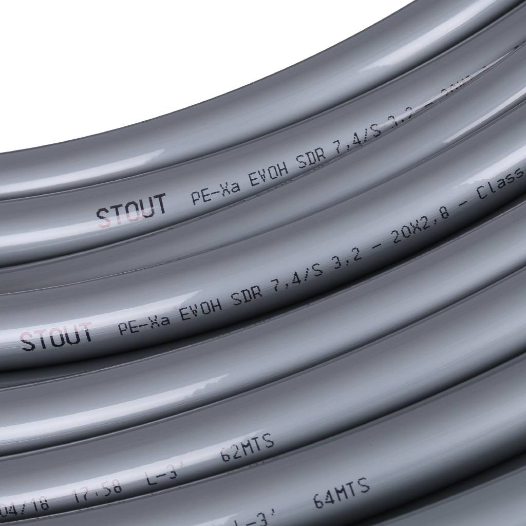 Труба 20х2.8 сшитый полиэтилен PE-Xa, слой EVOH, бухта 100 м STOUT SPX-0001-002028 RG008P0TOSNC67
