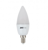 Лампа светодиодная LED 9Вт Е14 холодный матовая свеча JazzWay 2859488A
