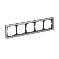 ARTGALLERY PURE 5-постовая РАМКА, МЕТАЛЛ АЛЮМИНИЙ Systeme Electric GAL312105