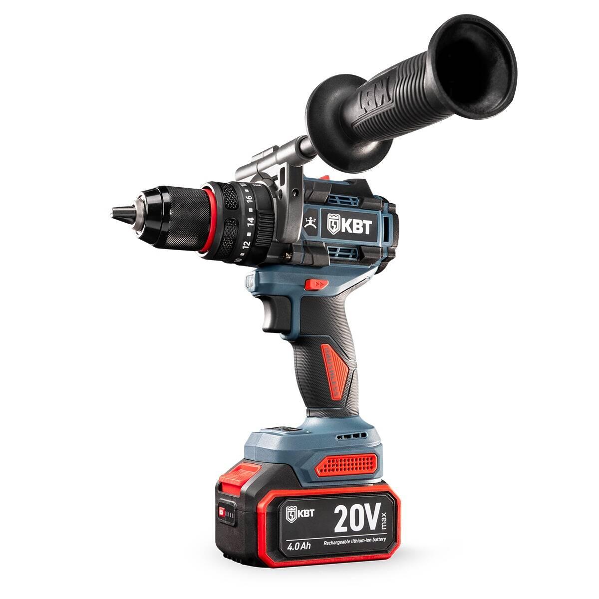 Дрель-шуруповерт DB-20-160 ударная аккумуляторная бесщеточная с максимальным размером оснастки до 13мм КВТ 104531