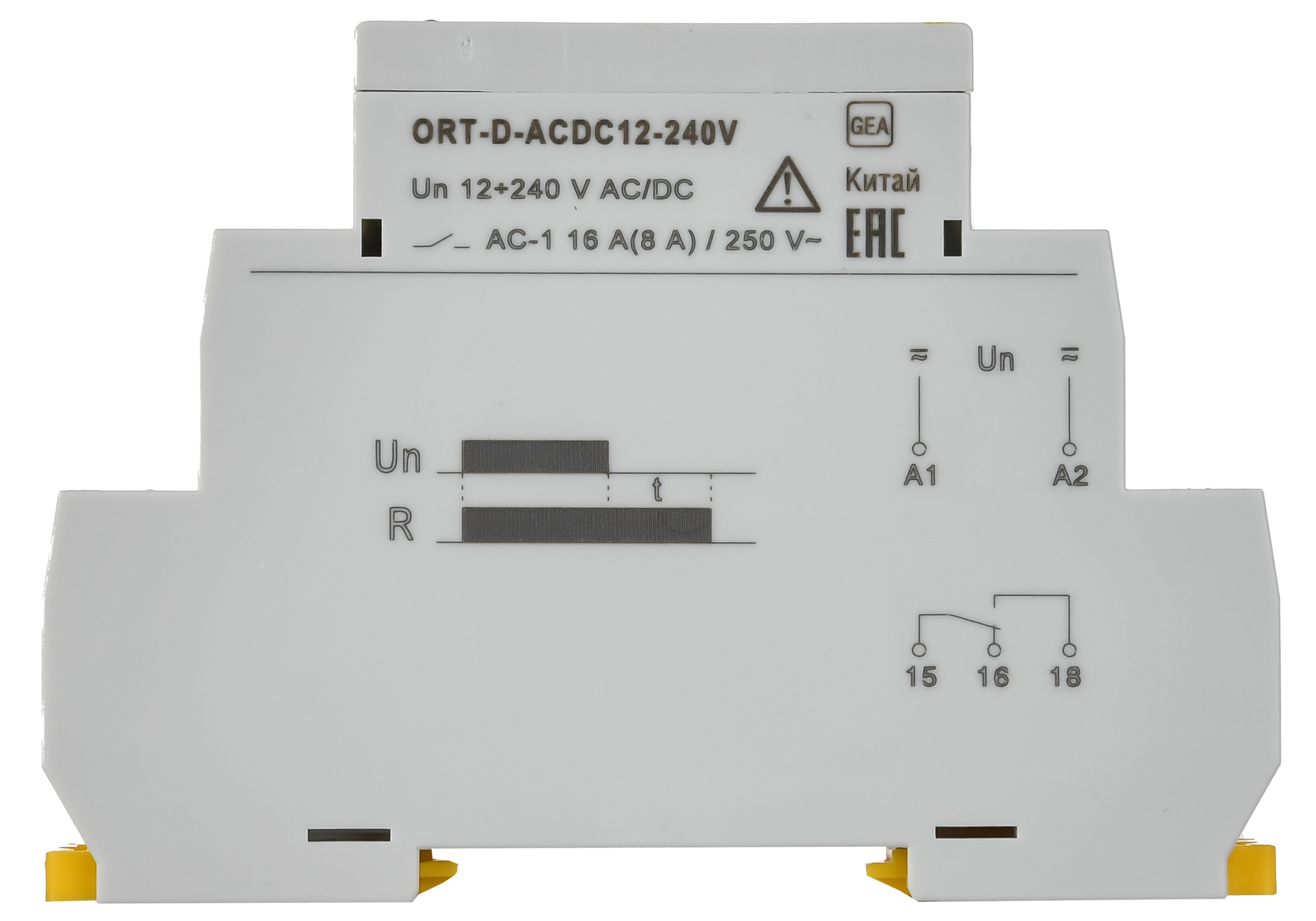 Реле задержки отключения без питания ORT. 12-240 В AC/DC ONI ORT-D-ACDC12-240V