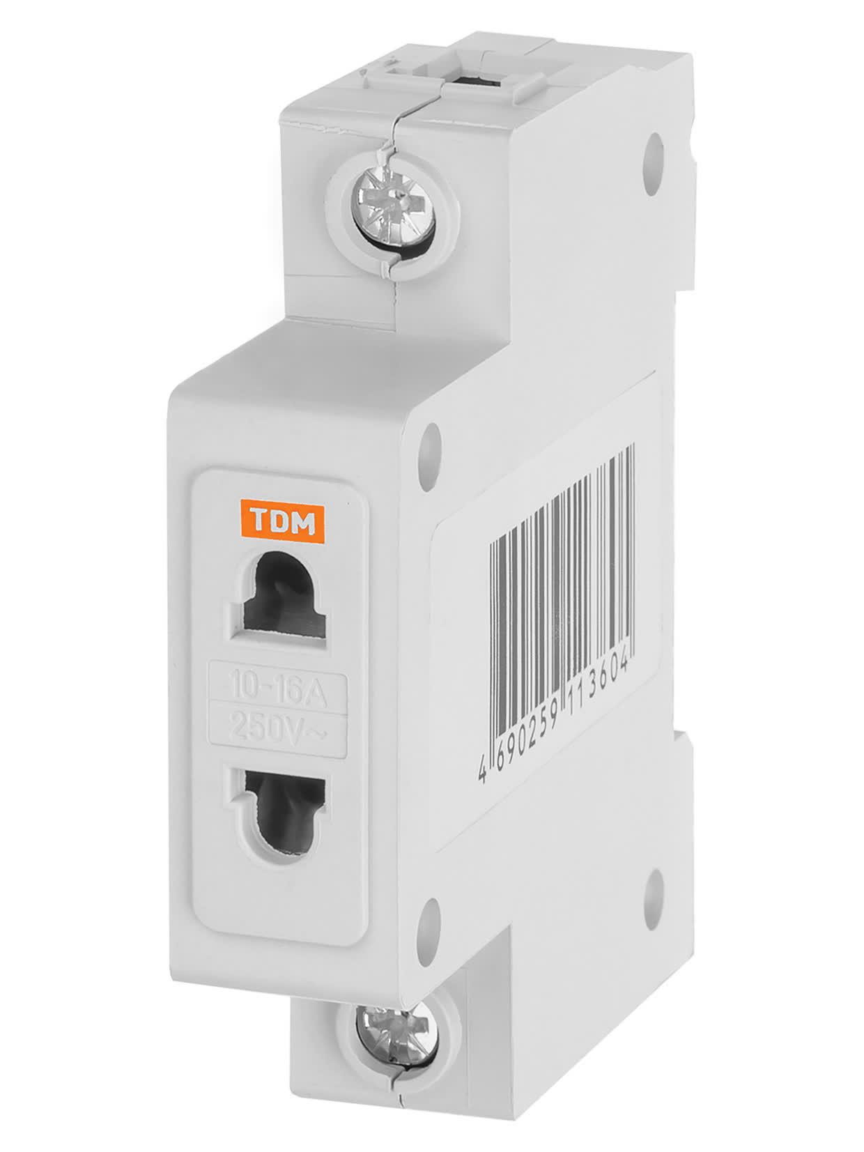 Розетка РД-47 1Р 10А TDM ELECTRIC SQ0209-0002