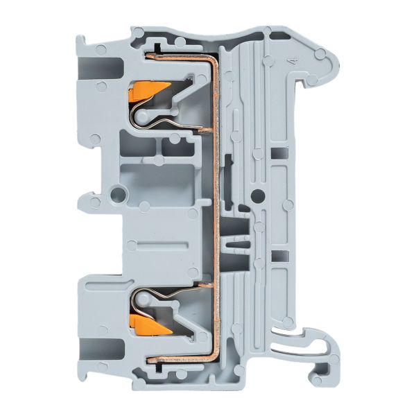 Клеммная колодка пружинная 2,5 Push-in серая EKF PIT-2,5