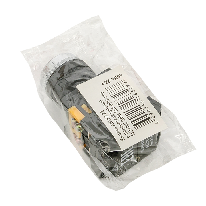 Кнопка ABLFS-22 с подсветкой красный NO+NC 230В PROxima EKF ablfs-22-r