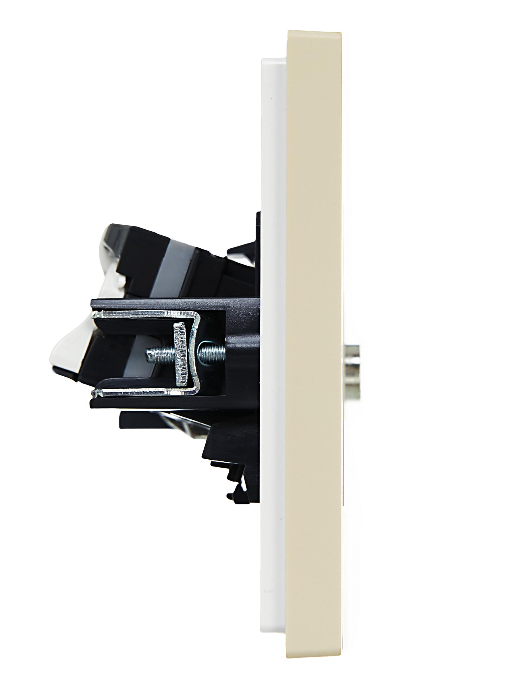 FORTE&PIANO Розетка двойная TV+RJ45 кат.5E FP436 ваниль IEK FP-AK20-1-K10