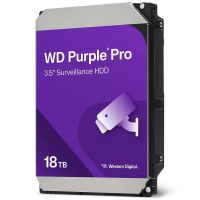Жесткий диск 18TB Purple Pro 3.5'', SATAIII, 7200 об/мин, 512 МБ Western Digital WD181PURP 96393