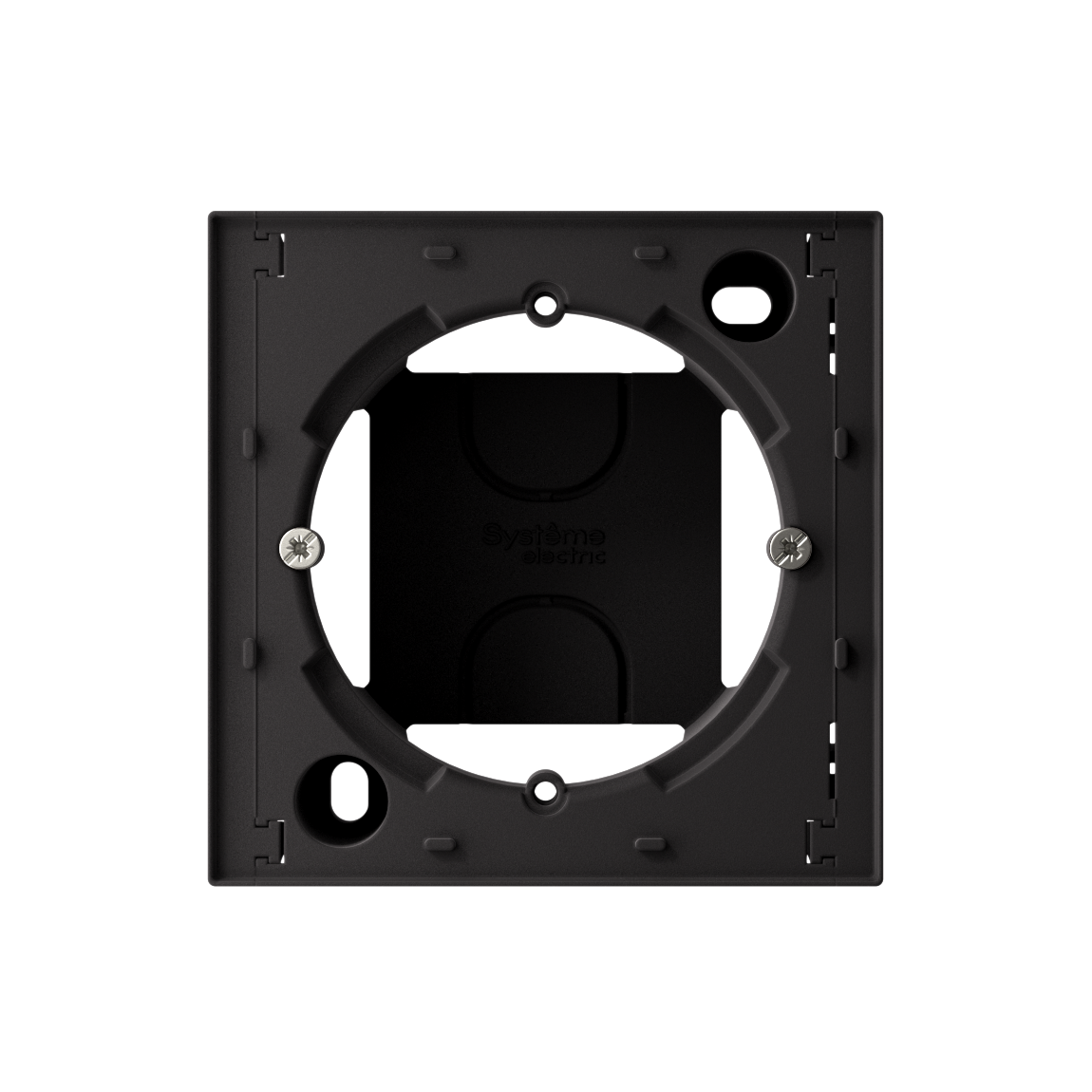 Коробка ATLASDESIGN для наружного монтажа карбон Systeme Electric ATN001000