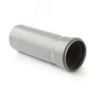 Труба канализационная 110x500 мм PP, однораструбная, серая PRO AQUA 500085