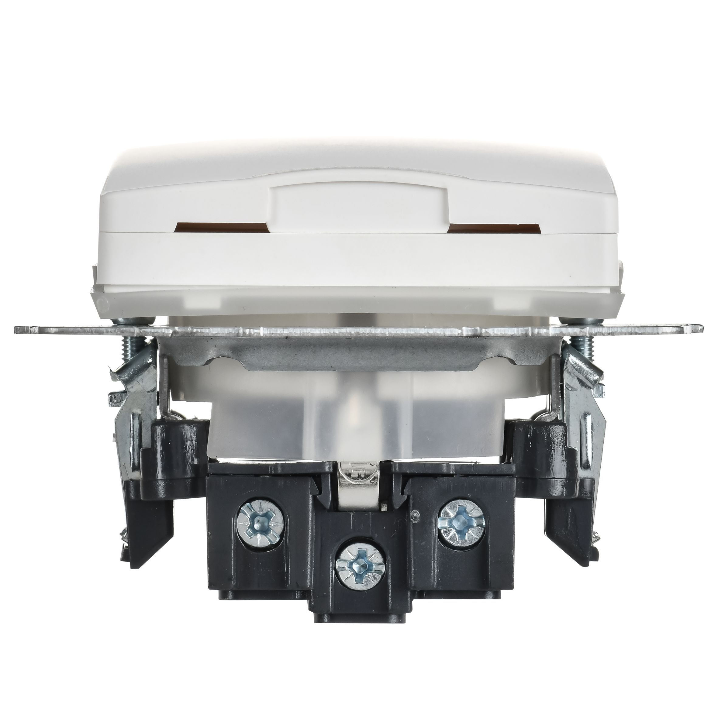 BRITE Розетка 1-местная с заземлением с защитными шторками и крышкой 16А IP44 РСбш10-3-44-БрАБ арктический белый IEK BR-R16-16-44-K91