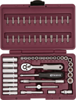 Набор инструмента 1/4''DR, 57 предметов Thorvik UTS0057 052058