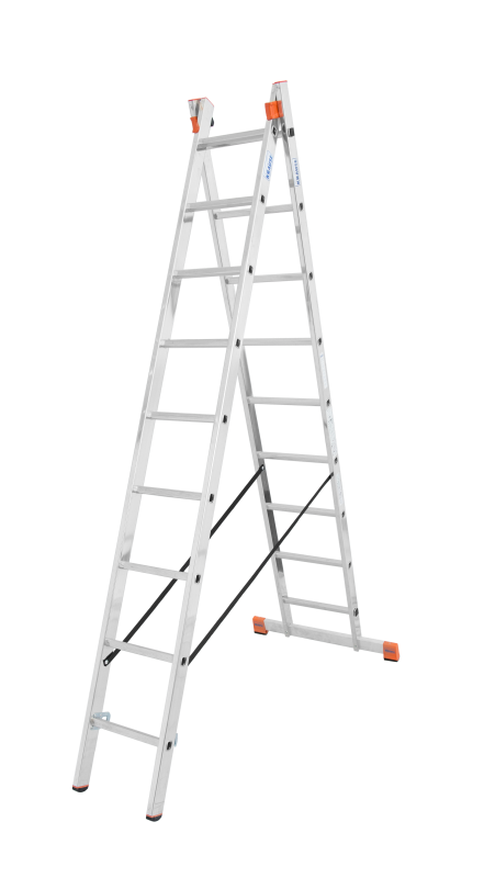 Лестница двухсекционная универсальная DUBILO 2х9 KRAUSE 129475