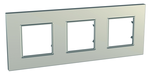 UNICA QUADRO Рамка 3 поста титан Schneider Electric MGU6.706.57