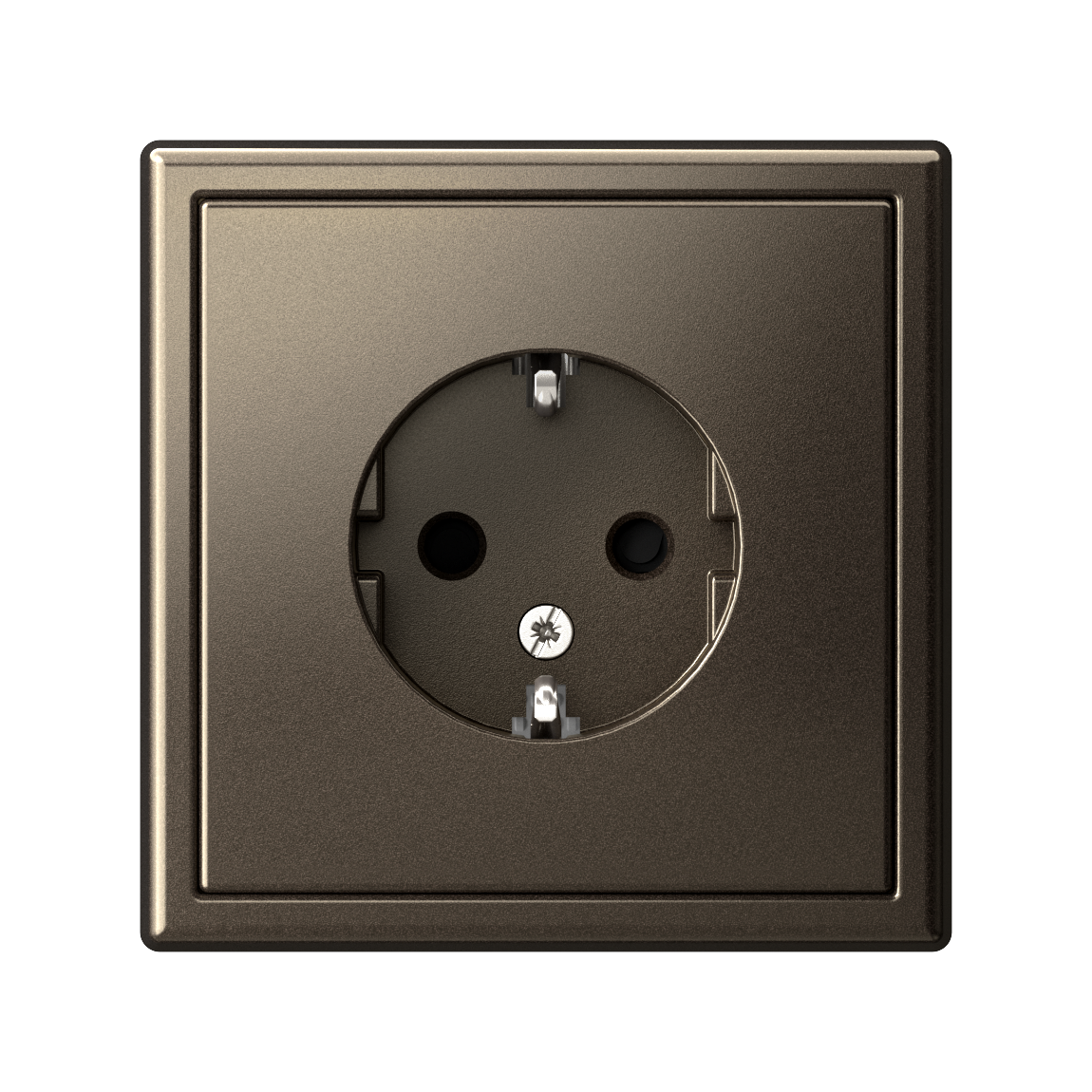 ARTGALLERY розетка с заземлением со шторками, 16А, механизм, мокко Systeme Electric GAL000645