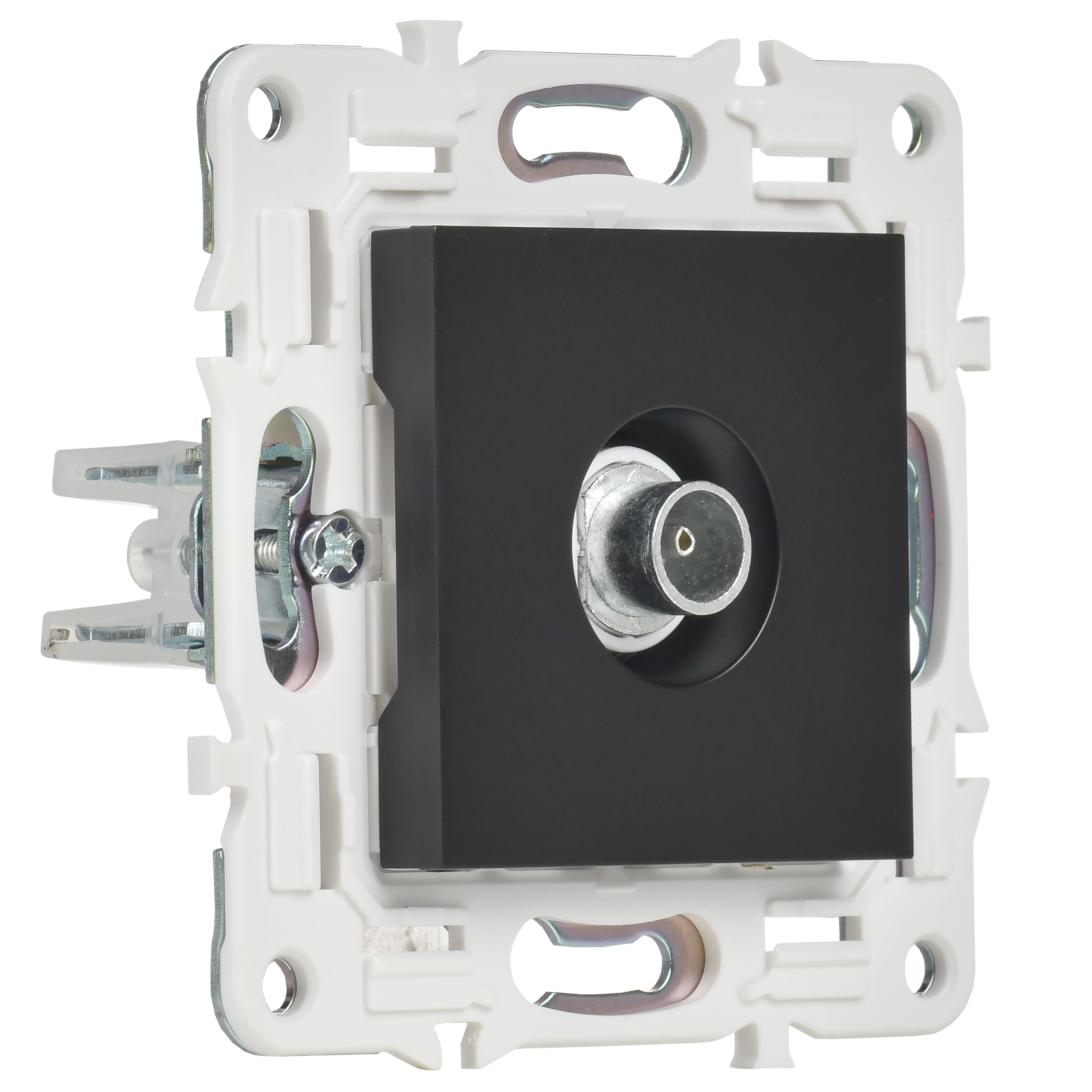 SKANDY Розетка TV оконечная SK-A12Bl черный IEK SK-A10-O-K02