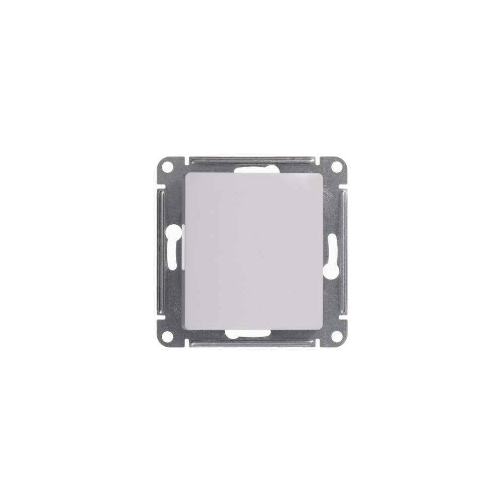 GLOSSA Кнопка нажимная в рамку белый схема 1 Systeme Electric GSL000115